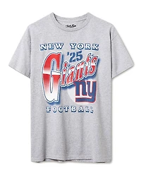 Junk Food Clothing Unisex Nfl New York Giants Bootleg Flea Market Tee