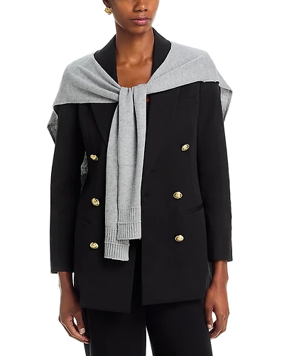 Derek Lam 10 Crosby Walter Double Breasted Jacket with Shrug
