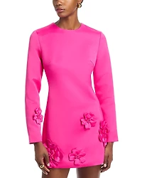 Leo Lin Aliza Long Sleeve Petal Mini Dress