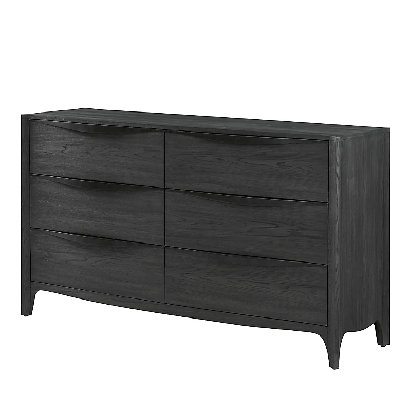 Theodore Alexander Rome Six Drawer Wood Dresser