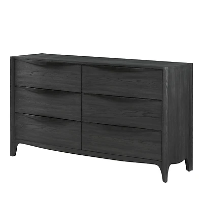 Theodore Alexander Rome Six Drawer Wood Dresser