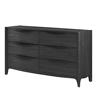 Theodore Alexander Rome Six Drawer Wood Dresser
