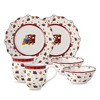 Villeroy & Boch Toy's Delight Locomotive 6 Piece Breakfast Set, Service for 2
