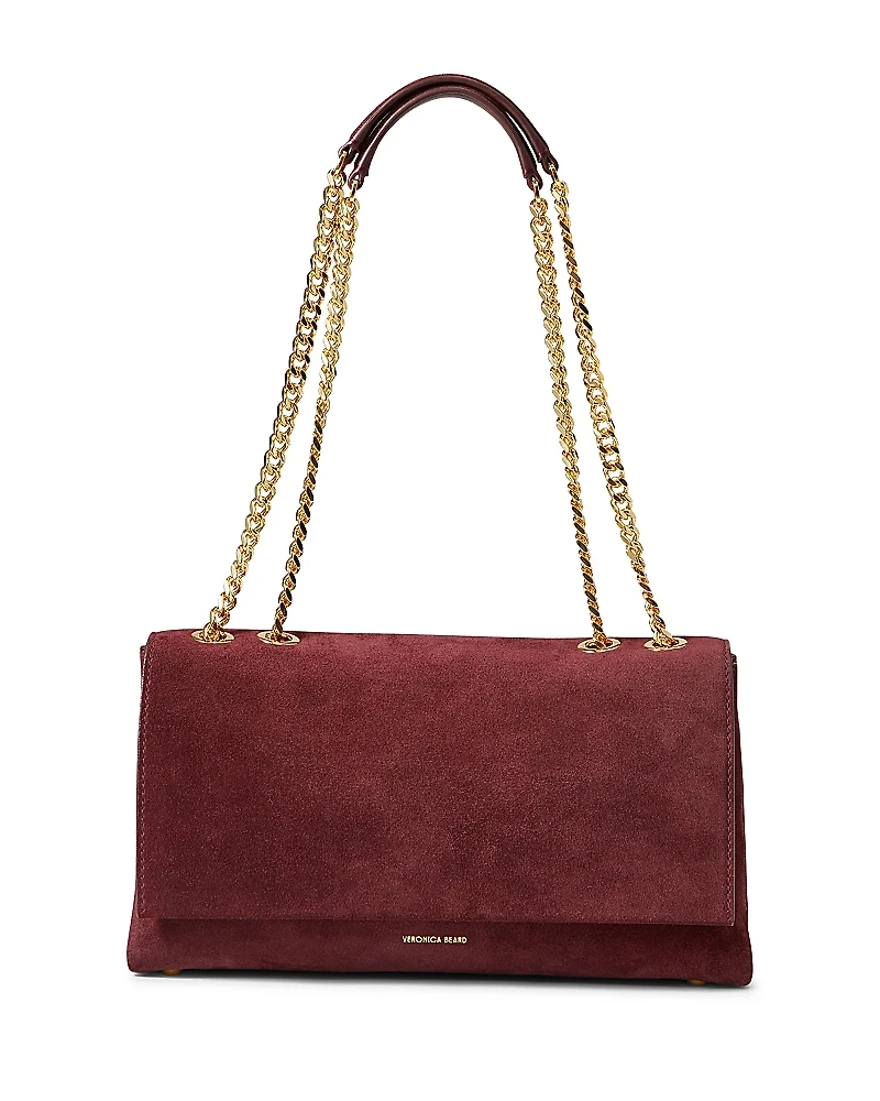 Veronica Beard Suede Wedge Bag