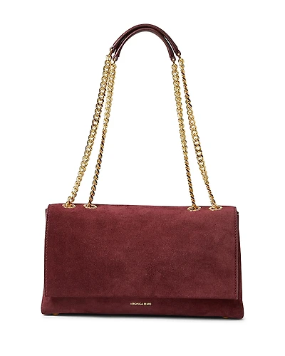 Veronica Beard Suede Wedge Bag