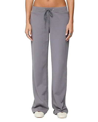 Edikted Quinn Straight Leg Sweatpants