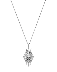 Bloomingdale's Fine Collection Diamond Retro Chic Starburst Pendant Necklace