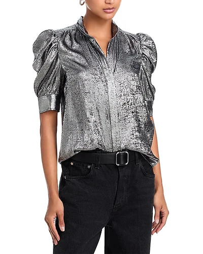 Frame The Shiny Gillian Blouse