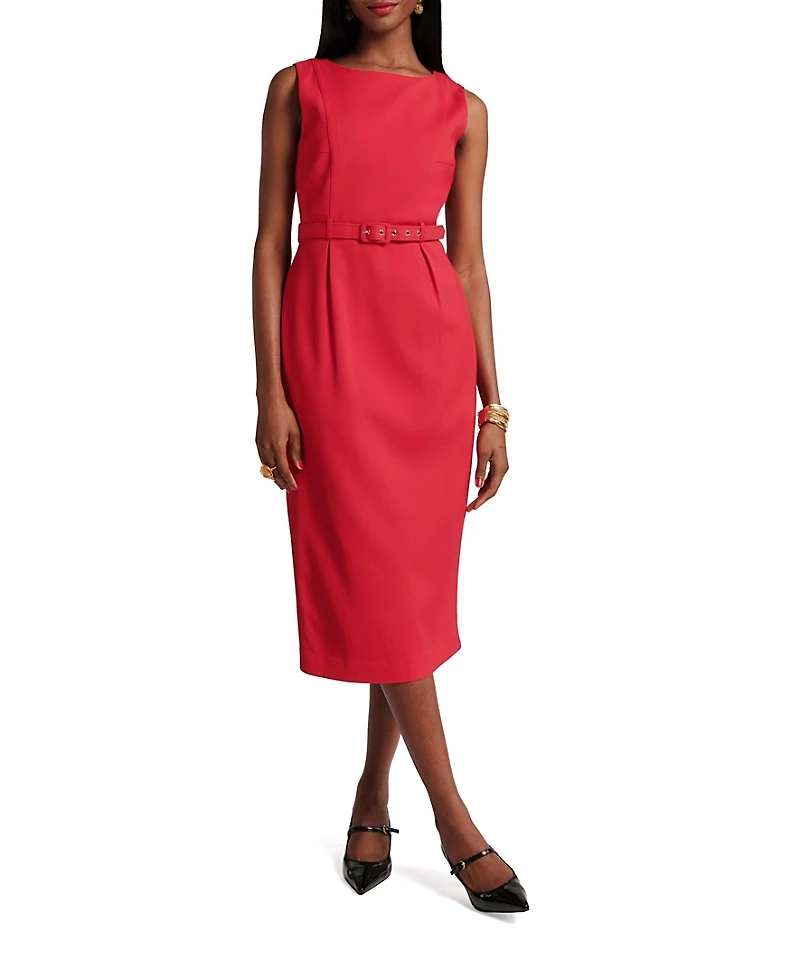 Frances Valentine Audrey Belted Midi Dress