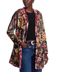 Johnny Was Joan Open Faux Shearling Jacket