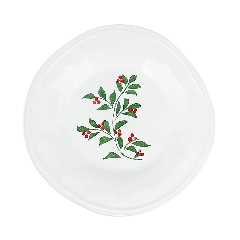 Vietri Aria Holiday Salad Plate