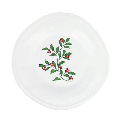 Vietri Aria Holiday Salad Plate