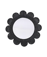 Tov Furniture Coralie Rattan Round Mirror