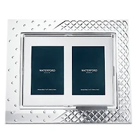 Waterford Celebrations Crystal Double Mount Frame, 8 x 10