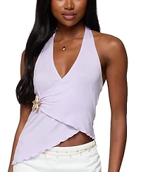 Edikted Arian Starfish Asymmetric Halter Top