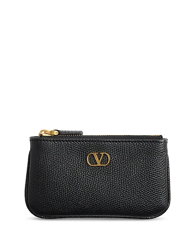 Valentino Garavani Signature VLogo Key Ring Pouch
