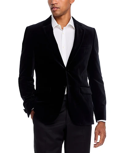 Hugo Arti Slim Fit Velvet Dinner Jacket