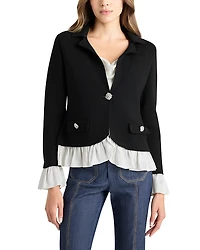 Cinq a Sept Melisan Contrast Trim Jacket
