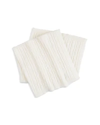 Bloomie's Unisex Cable Knit Cashmere Baby Blanket