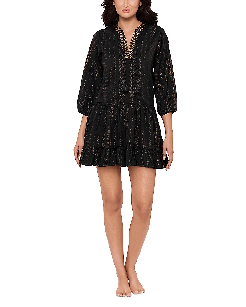 Miraclesuit Jacquard Swim Cover-Up Beach Dress