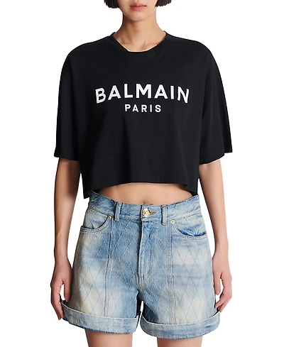 Balmain T-Shirt with Paris Print