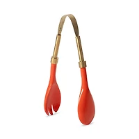 Lulu Powers Brass Finish Tongs
