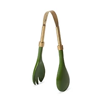 Lulu Powers Brass Finish Tongs