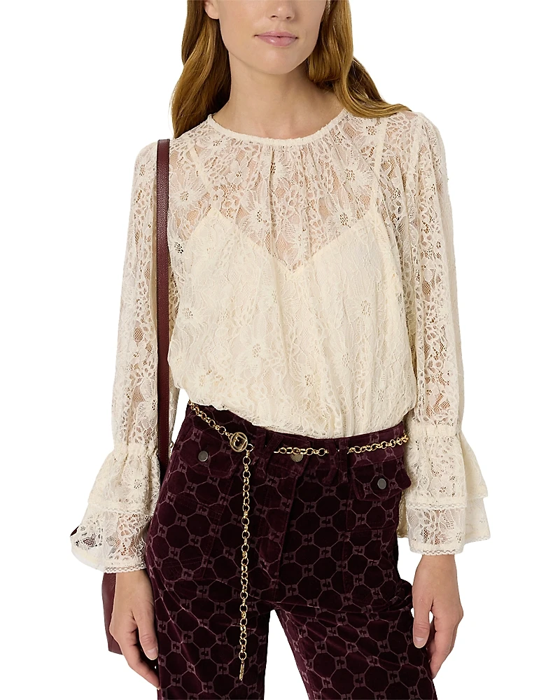 Gerard Darel Alexandra Lace Top