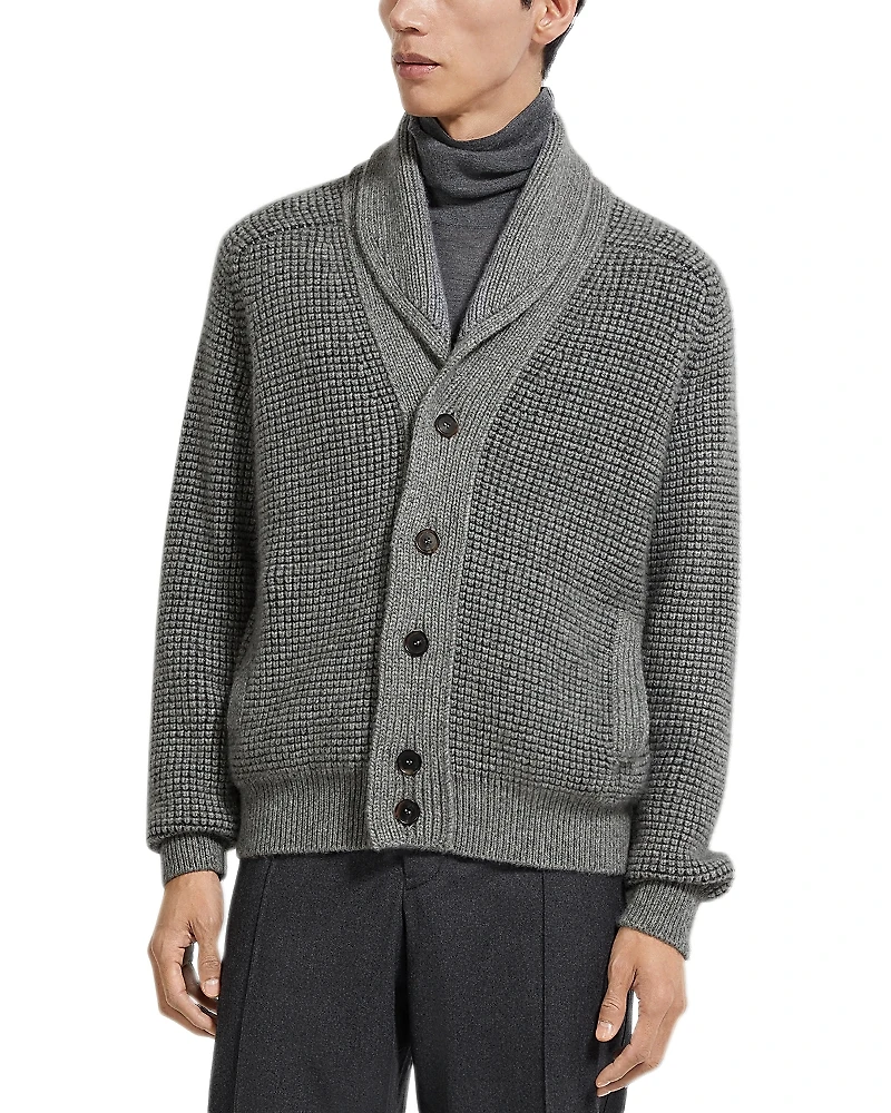 Zegna Cashmere & Mohair Cardigan
