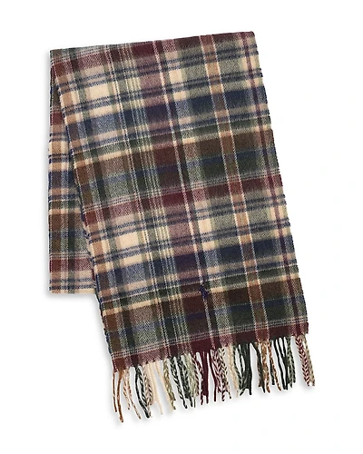Polo Ralph Lauren Wool Cashmere Blend Plaid Scarf