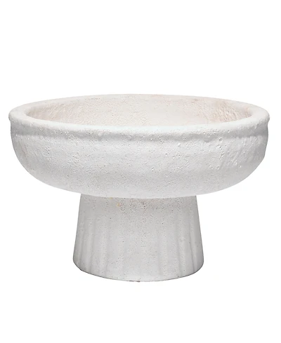 Jamie Young Aegean Ceramic Pedestal Decorative Bowl