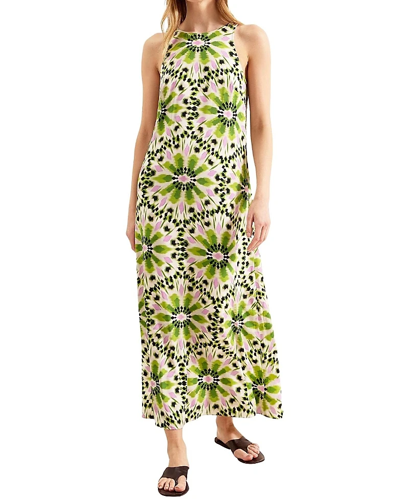 Ro & Zo Sleeveless Print Maxi Dress