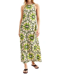 Ro & Zo Sleeveless Print Maxi Dress