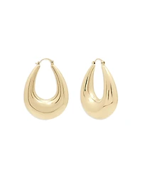 Shashi Julia Oval Hoop Earrings