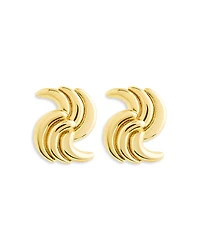 Sterling Forever Leni Twist Stud Earrings