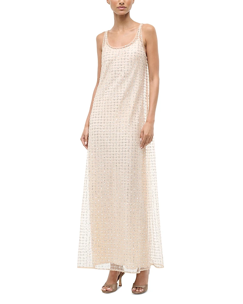 Staud Aurielle Embellished Dress