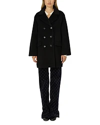 Gerard Darel Magalie Wool Double Breasted Coat