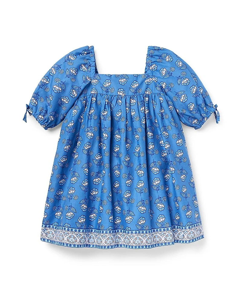Janie and Jack Girls' Floral Border Dress - Baby, Little Kid, Big Kid