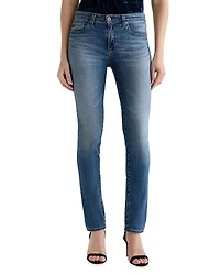 Ag Mid Rise Cigarette Leg Jeans