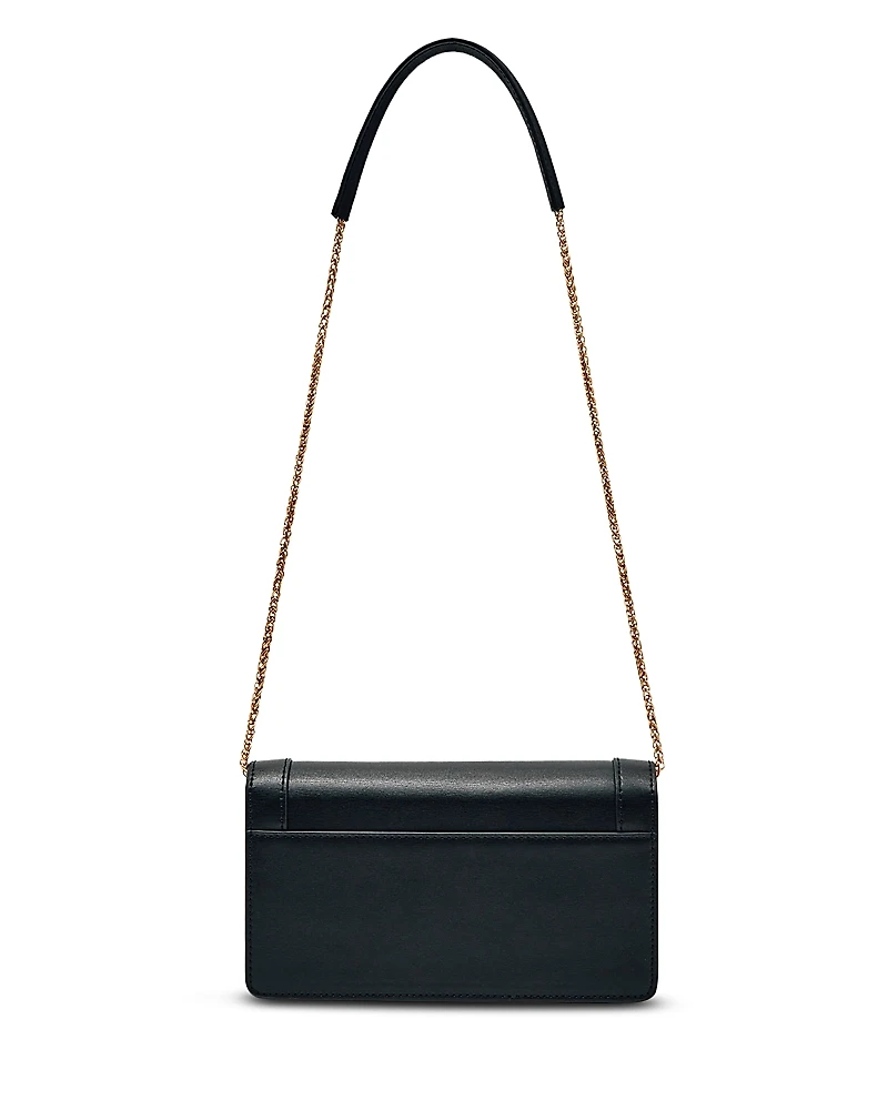Reiss Talia Leather Chain Crossbody