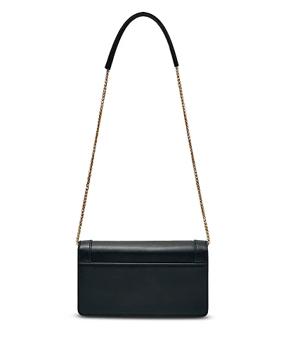 Reiss Talia Leather Chain Crossbody