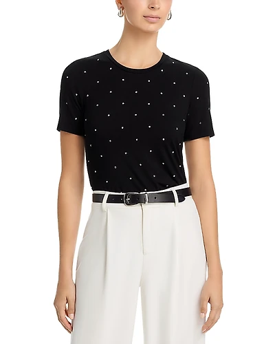 L'Agence Stormy Embellished Tee