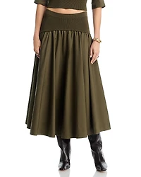 Simkhai Ovie Midi Skirt