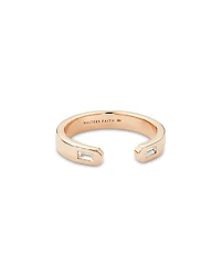 Walters Faith 18K Rose Gold Ottoline Diamond Baguette Cuff Ring