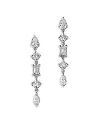 Bloomingdale's Fine Collection Mixed Cut Diamond Drop Earrings