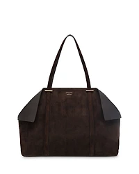 Ferragamo Large Suede Leather Tote