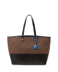 Clare V. Volie Canvas & Leather Tote