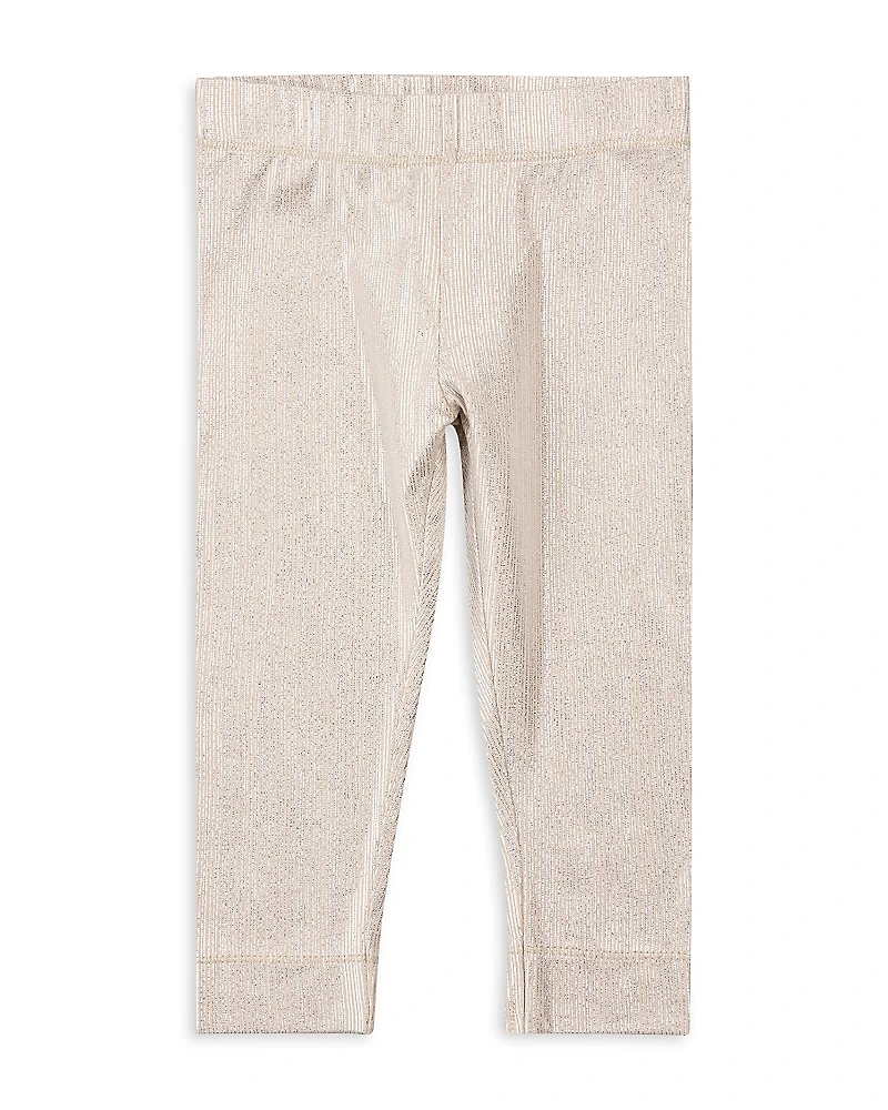 Miles The Label Girls' Metallic Sparkle Leggings - Little Kid, Big Kid