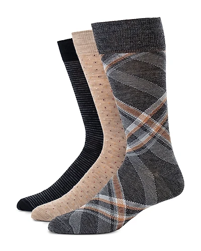The Men's Store at Bloomingdale's Wool Crew Socks, Pack of 3