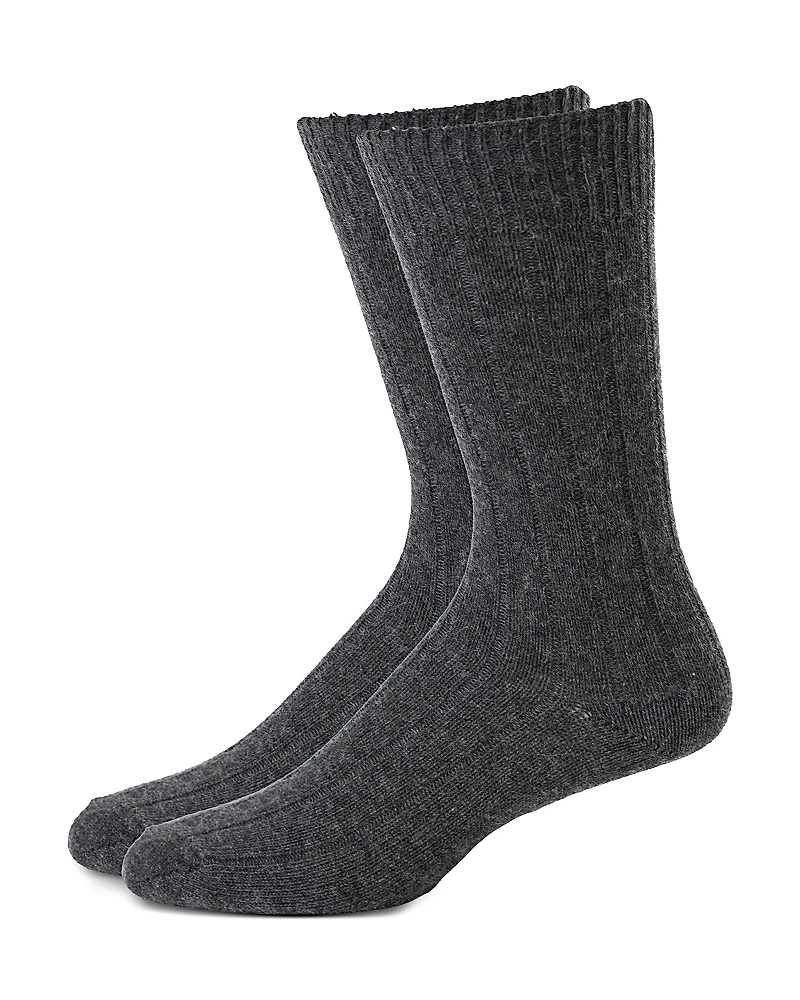 The Men's Store at Bloomingdale's Cashmere Blend Crew Socks, Pack of 2 - Exclusive